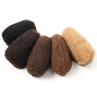 Cheveux vierges afro crépus en vrac grand paquet cheveux humains afro crépus en vrac pour dreadlock torsion tressage extensions de cheveux