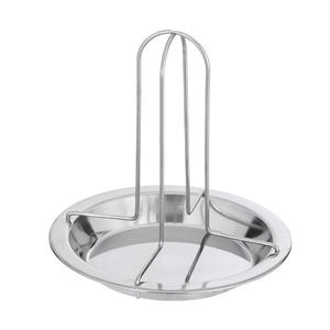 ตะแกรงย่างไก่สแตนเลสพร้อมถาดเคลือบกันติด พับเก็บได้ พกพาสะดวก สำหรับย่างบาร์บีคิวและอบอาหาร - Product Image 5