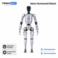 TERKOBOT ATOM Max, Robot Humanoide Bípedo de Tamaño Completo, 41DOF, Carga Útil de 7 kg, IA Incorporada, Robot de Servicio Industrial con Control Remoto MR