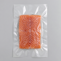 Aangepaste Vacuümsealer Zakken Food Grade Pa/Pe Heat Afsluitbare Doorzichtige Vacuümzak Voor Vleesvisverpakkingen