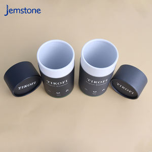 Emballage en tube de carton artisanal conçu pour le stockage du thé en vrac, du thé aux herbes, du thé aux fruits, du thé aux fleurs - Product Image 1