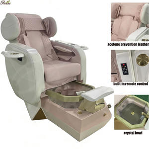 Maßgefertigte Königliche Thronstühle Luxuriöser Hochlehner Fußpflege-Massagestuhl mit Wanne - Product Image 6