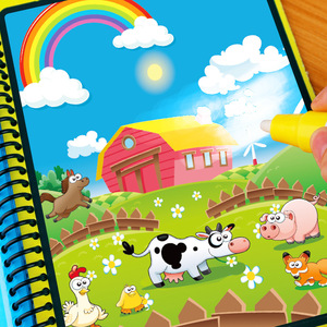 Tùy Chỉnh Bìa Cứng Trẻ Em Vẽ Vẽ Trẻ Em Sách Màu Cuốn Sách Ma Thuật Nước Vẽ Cuốn Sách Cảm Giác Giáo Dục Sớm Đồ Chơi - Product Image 4