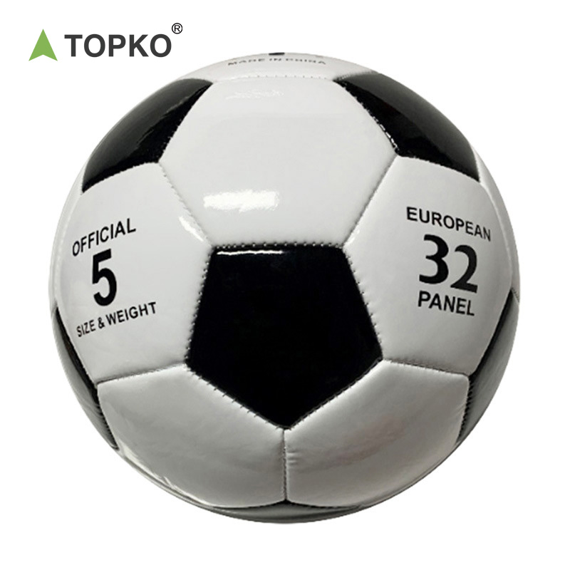 Оптовая продажа, спортивный футбольный мяч TOPKO для улицы и дома, мяч для подростков и взрослых из полиуретана и ПВХ, футбольный мяч для тренировок по футболу