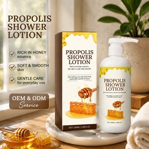 Lotion douche à la <span class=keywords><strong>propolis</strong></span> OEM/ODM, nettoyage en profondeur, hydratante, améliore la peau terne, exfolie pour une peau lisse - Product Image 2