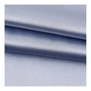 Wholesale Factory Good Quality 100% Polyester Silk Shiny Satin Fabric
