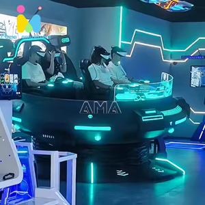 AMA VR UFO 9D Family Game Simulator <span class=keywords><strong>PC</strong></span> Metal VR Station Shooting Games for Indoor Adventure Parks Airports Virtual Reality - Product Image 4