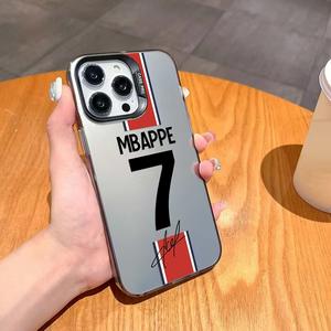 Coque <span class=keywords><strong>de</strong></span> téléphone portable antichoc à texture givrée style tendance XP1186 pour équipe <span class=keywords><strong>de</strong></span> football <span class=keywords><strong>Messi</strong></span> N°10, compatible <span class=keywords><strong>iPhone</strong></span> 14, 15, 16 – Vente en gros - Product Image 3