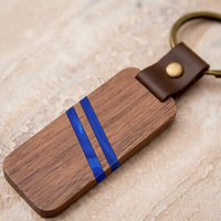 Lot de porte-clés en bois et résine sur le thème de l'océan (36 pièces) : Breloque de sac motif vague marine bleue - Souvenir côtier mignon pour hommes et femmes