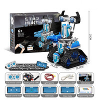Steam-Robot de Control remoto programable por aplicación para niños, juguetes de bloques de construcción con Control remoto, Stem Diy, modelo de cambio inteligente