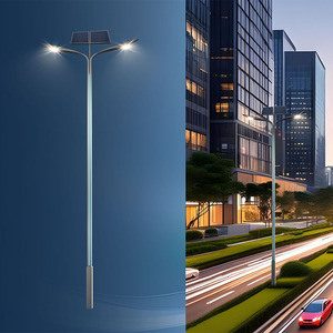 Farola LED IP66 Premium personalizable energéticamente eficiente para estacionamientos de carreteras áreas públicas con fuente de alimentación de batería - Product Image 2