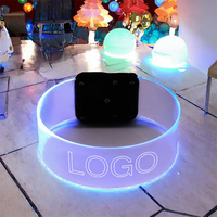 Logo personnalisé gravé LED clignotant éclairer musique battre aimant Bracelet fournitures de fête pour la fête des mères