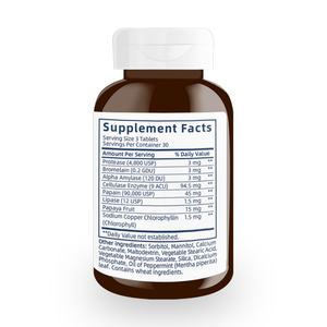 Suplemento Premium de Enzimas de Papaya, 90 Tabletas, Suplemento Postprandial para Adultos, Tabletas de Enzimas de Papaya - Product Image 2