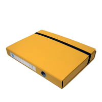 Boîte en papier au design élégant Oulinwang PP, classeur suspendu de 4 pouces avec logo personnalisé pour l'école, épaisseur 2,0 mm, 60 pièces/carton