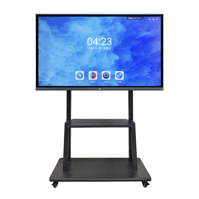 75 Inch Finger Touch 4k Lcd Digital Signage Display Smart Board Interactive Flat Panel for Education and Meeting