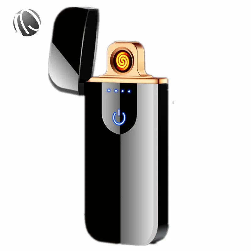 USB Rechargeable Lighter Custom logo Environmental Lighter Windproof Electronic Cigarette Lighter
