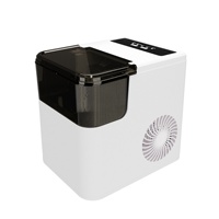 Machine à glaçons électrique en plastique, portable, intelligente, petite puissance, entièrement automatique, pour usage domestique et hôtelier, traitement personnalisé, 165W
