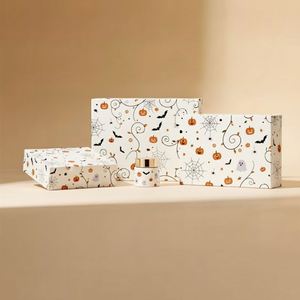 Cajas de Cartón Ecológicas para Envíos de Halloween, Cajas de Embalaje con Logotipo Personalizado Impreso para Regalos Festivos y de Temporada - Product Image 1