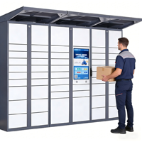Casier à colis intelligent durable de haute qualité, accès 24h/24 et 7j/7, armoire de livraison électronique pour appartements et collectivités