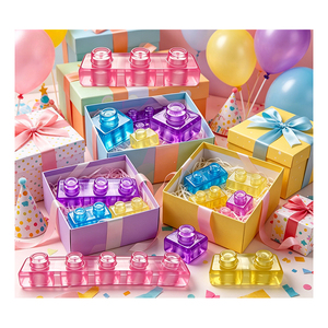 Safe TPE Bricks Toddler Rainbow Manipulative Toy Classroom Sorting Assembly Skill <b>Builder</b> Independent Exploration - Product Image 2