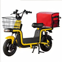 Vélo cargo électrique haute vitesse 60V 20AH 800W avec frein à disque sans balais, cyclomoteur de livraison pour adulte avec batterie au plomb-acide