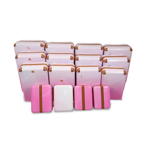 Vente en gros d'usine, ensemble de 13 à 16 pièces, bagages de voyage en ABS, 19 à 30 pouces, bagages semi-finis, ensembles de valises SKD - Product Image 5