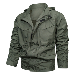 DFJ0316 M65 Veste coupe-vent camouflage nouvelle version avec accessoires et grandes poches multiples, fabriquée en Chine, Guatemala et autres matériaux - Product Image 3