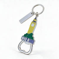 Ouvre-bouteille personnalisé, ouvre-bouteille Big Ben plaqué argent, porte-clés en métal, souvenir de voyage, cadeau