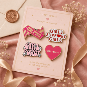 Free Design Mode Mädchen Power Emaille Pins Wörter Self Love Club Feminismus Hartem ail Brosche Anstecknadeln für Frauen Freunde - Product Image 3
