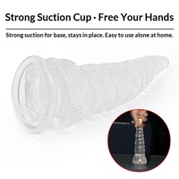 Plug anal en silicone transparent en forme de pieuvre, pour le plaisir, disponible en tailles grande, moyenne et petite, avec perles de traction pour stimulation anale, dilatateur anal en forme de fleur, jouet sexuel