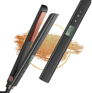 <span class=keywords><strong>Lisseur</strong></span> de <span class=keywords><strong>cheveux</strong></span> professionnel 3D LCD en titane PTC flottant 1,75'' avec panneau tactile avancé, chauffage rapide et <span class=keywords><strong>protection</strong></span> contre la surchauffe - Product Image 2