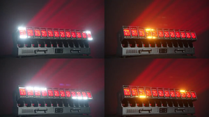 Projecteur LED mobile RGBW haute luminosité 8380 <span class=keywords><strong>Lm</strong></span> pour mariage, KTV, bar - Product Image 6