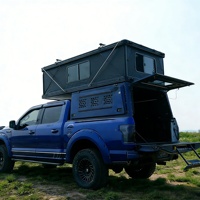 Module de camping pour pick-up, type tente, spacieux pour 2 personnes, avec espace de vie étendu