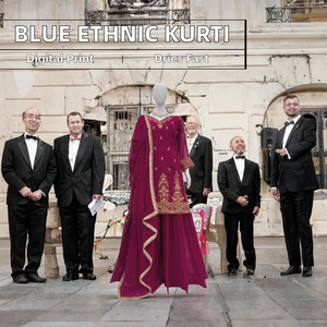 Lehenga Choli bleu, style ethnique indien vintage, pour les festivals, les fêtes, vêtements traditionnels, coupe ample, toutes saisons, pour femmes musulmanes - Product Image 2