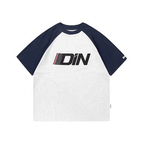 Fabricant de t-shirts d'impression bouffante personnalisés de haute qualité T-shirt raglan de couleur à deux tons - Product Image 5