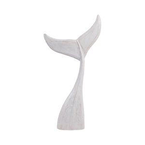 Escultura Decorativa de Cola de Ballena de Madera, Gran Estatua Inspirada en el Océano para Decoración de Hogar, Oficina o Baño - Product Image 1