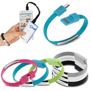 Tragbares USB-Lade armband Kreatives tragbares Typ C Micro-USB-Datensynchronisations-Schnell ladegerät USB-Armband für Mobiltelefone