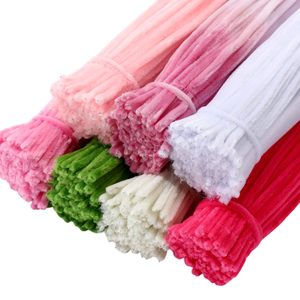 ของเล่นเด็ก DIY สร้างสรรค์ ท่อทำความสะอาดสีสันสดใส งานฝีมือ ก้านเชนิลล์ แท่งฟูฟ่อง ของเล่นเสริมพัฒนาการสำหรับเด็ก - Product Image 4