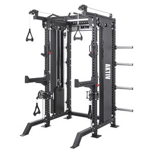 AKTIV Support <span class=keywords><strong>de</strong></span> <span class=keywords><strong>musculation</strong></span> Supports <span class=keywords><strong>de</strong></span> squat <span class=keywords><strong>Barre</strong></span> <span class=keywords><strong>de</strong></span> traction Support d'exercice Squat Rack Bench Curl Weight Stand Power Rack Home Gym Fitness - Product Image 1