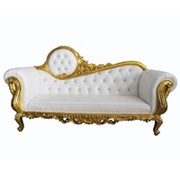 Canapé moderne en velours noir et blanc pour la mariée et le marié Chaises du trône du roi et de la reine de style antique pour la vente de mariage en plein air