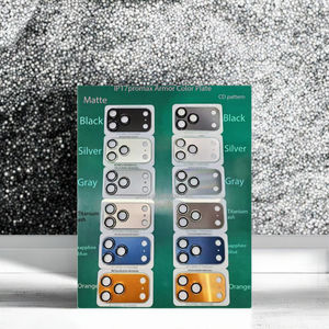 Protector de pantalla de vidrio templado 9H para iPhone 17, Air Pro Max, 3D, pegamento completo, textura de <span class=keywords><strong>CD</strong></span> de Metal, cubierta de lente de cámara móvil a prueba de golpes - Product Image 3