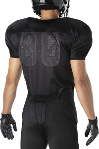 Conjunto de Uniforme de Fútbol Americano, Precio de Fábrica, Diseño Personalizado, Pantalones Cortos de Malla, Uniforme Transpirable 100% Poliéster, Impresión Personalizada para Equipos - Product Image 3