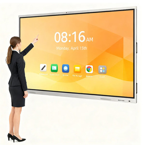 หน้าจอสัมผัสแบบอินเทอร์แอคทีฟ LCD กระดานไวท์บอร์ดอิเล็กทรอนิกส์แบบแบน กระดานไวท์บอร์ดดิจิทัลอินเทอร์แอคทีฟ - Product Image 1
