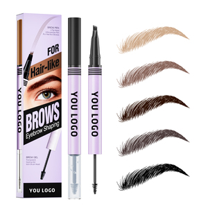 Matita e Gel <span class=keywords><strong>per</strong></span> <span class=keywords><strong>Sopracciglia</strong></span> OEM <span class=keywords><strong>per</strong></span> <span class=keywords><strong>Sopracciglia</strong></span> Più Folte e Definite, Matite <span class=keywords><strong>per</strong></span> <span class=keywords><strong>Sopracciglia</strong></span> <span class=keywords><strong>per</strong></span> Donne con Punta a 4 Forchette e Gel Trasparente - Product Image 3