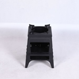 Folding Wood <b>Stove</b> Portable Outdoor Camping <b>Stove</b> Black Foldable Cooker Indoor Heater <b>Stove</b> - Product Image 2