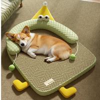 Cojín para Gatos y Perros, para Todas las Estaciones, Diseño Divertido con Ojos Grandes y Signo de Interrogación, para Sofá, Cama, Respaldo, Transpirable e Impermeable, para Interiores