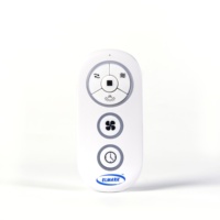 Producto Popular, Control Remoto Universal Inalámbrico RF de 6 Botones, Plástico ABS Blanco, para Hogar Inteligente, 433mhz y 2.4G