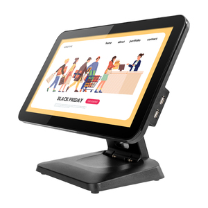 Ripiegabile 15.6 pollici Touch Screen <span class=keywords><strong>POS</strong></span> terminale <span class=keywords><strong>registratore</strong></span> <span class=keywords><strong>di</strong></span> <span class=keywords><strong>cassa</strong></span> <span class=keywords><strong>con</strong></span> LED8-VFD-11.6 pollici 2 ° Display per la <span class=keywords><strong>cassa</strong></span> del Catering - Product Image 2