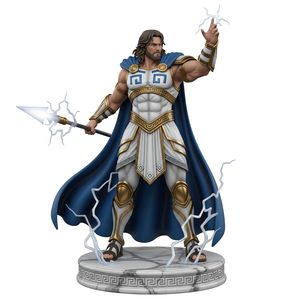 Modèle <span class=keywords><strong>de</strong></span> figurine Zeus en PVC 3D sur mesure, statue, cadeau <span class=keywords><strong>de</strong></span> collection, ornement <span class=keywords><strong>de</strong></span> bureau - Product Image 2