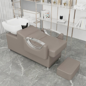 Meuble de salon de beauté : Bac de lavage allongé pour salon de coiffure - Product Image 4